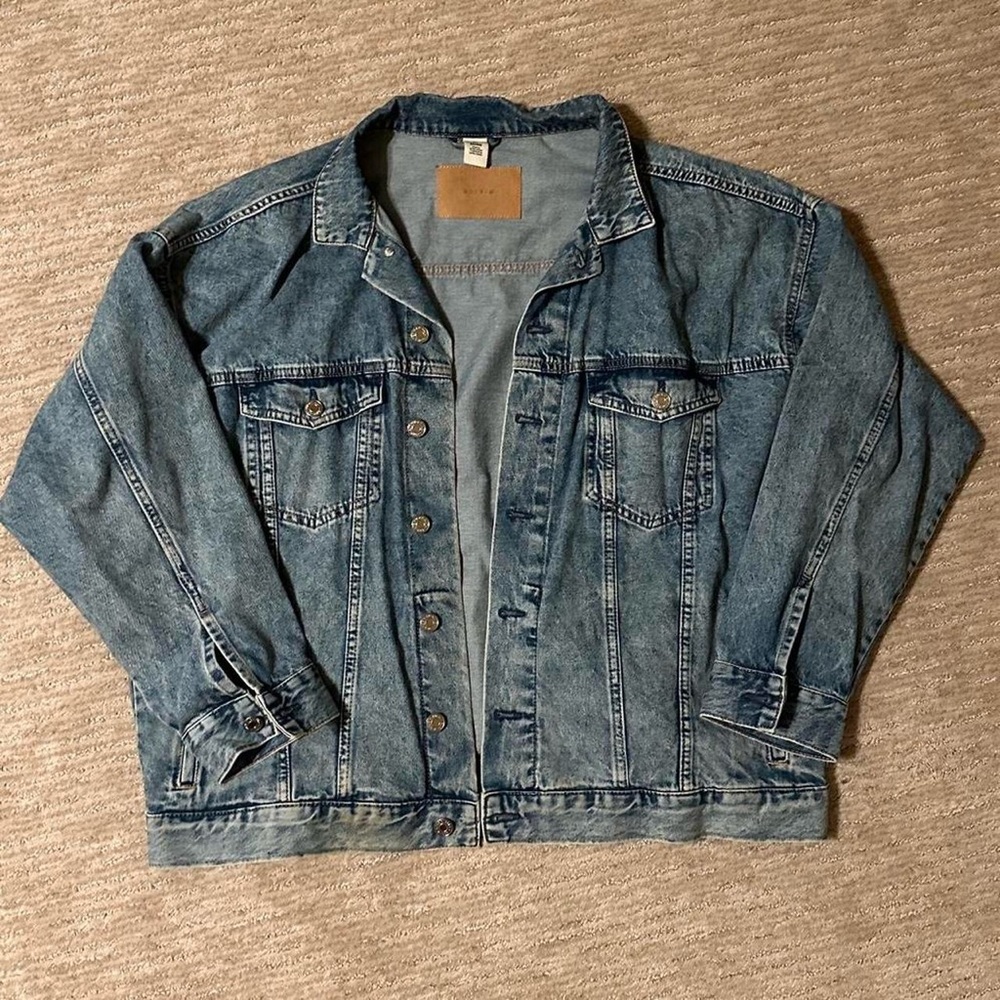 H&M Denim Jacket in Classic Blue